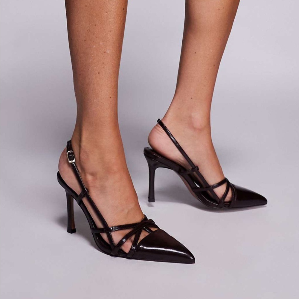 ASOS chocolate Pointed Heels